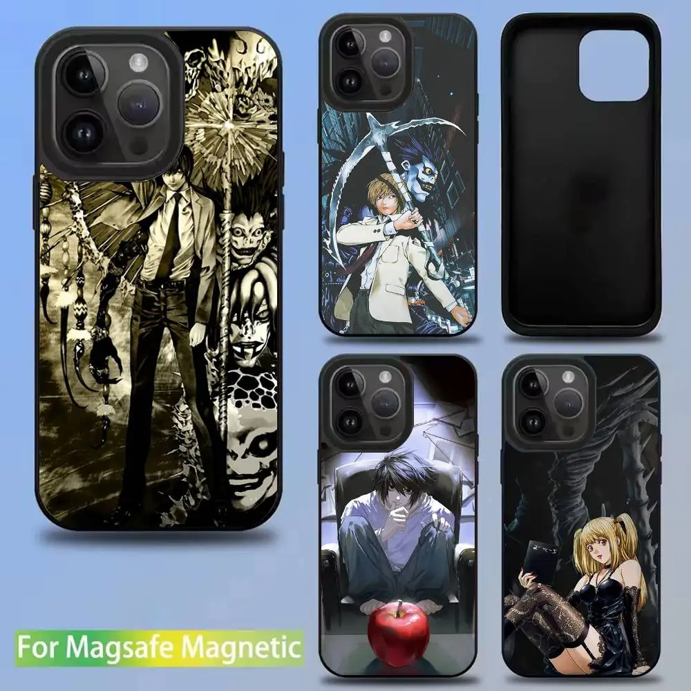 

Anime D-death Note Phone Case For iPhone 16,15,14,13,12,11,Pro,Max,Plus,Mini,SE New Magsafe Magnetic Wireless Charging