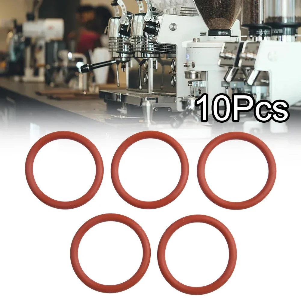 O-ring Seal Red Silicone Ring Gasket Replacement Spare Part For DeLonghi Coffee Machine Extractor Process Seal