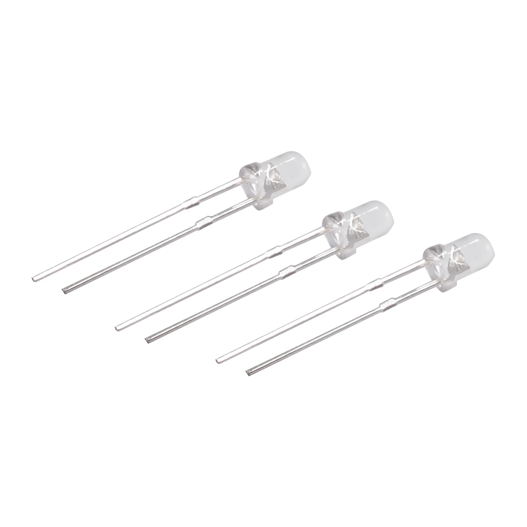 BAAE 3mm White LED Light 100pcs Light Emitting Diode