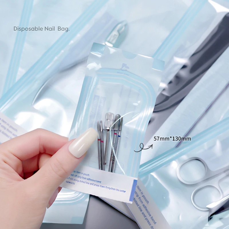 10pcs Self-Sealing Sterilization Pouches Ziplock Bags Medical-Grade Bag Disposable Accessories Storage Bags