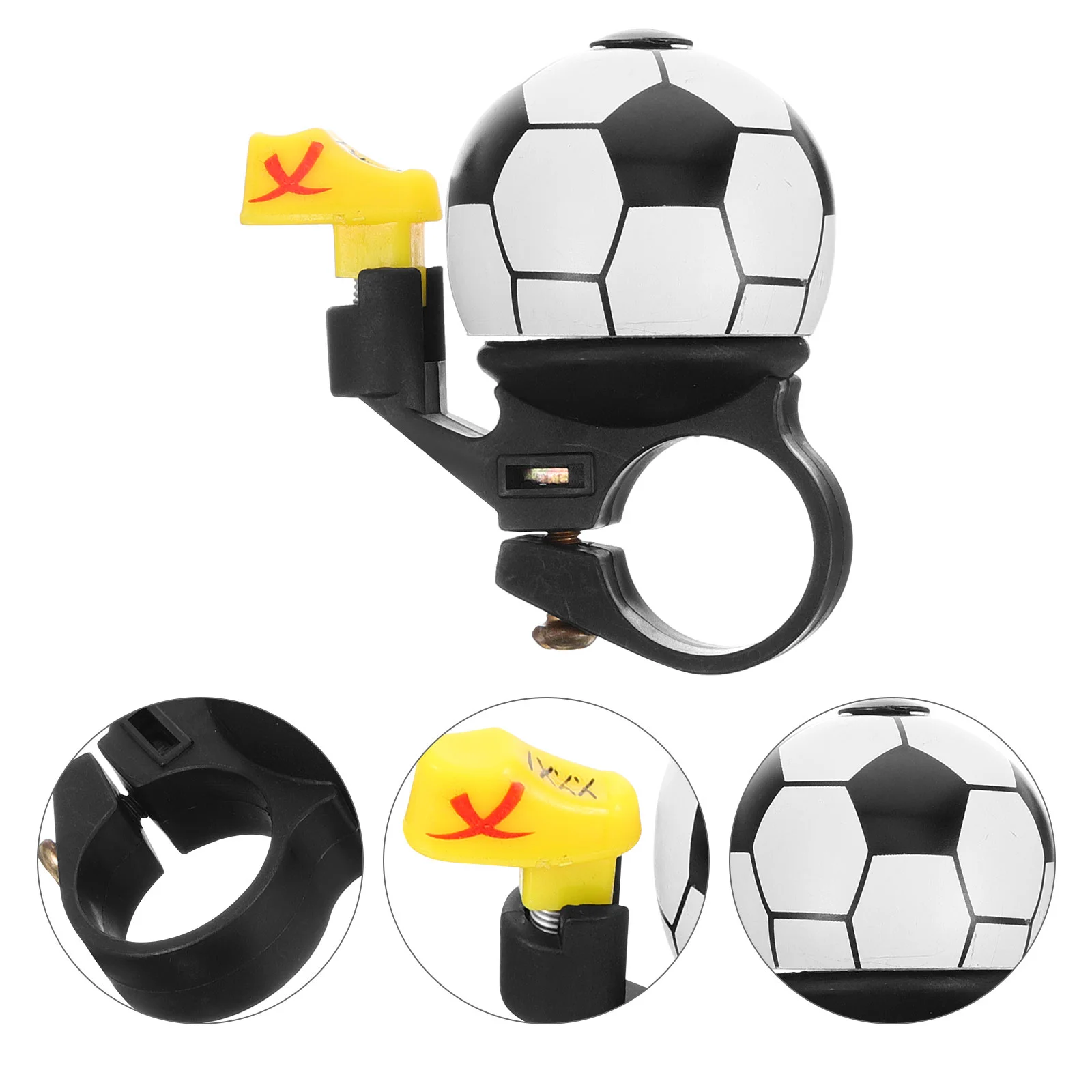 Road Bike Bell Bicycle Football Bicycles Accessory Handlebar Multi-function Novelty Cycling Ring Chime