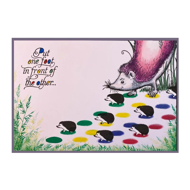 WaterColor Cute Kangaroo Koala Animal Silicone Clear Stamp Fox Rabbit For Scrapbooking DIY Craft Decoration Soft Stamp 15x21cm