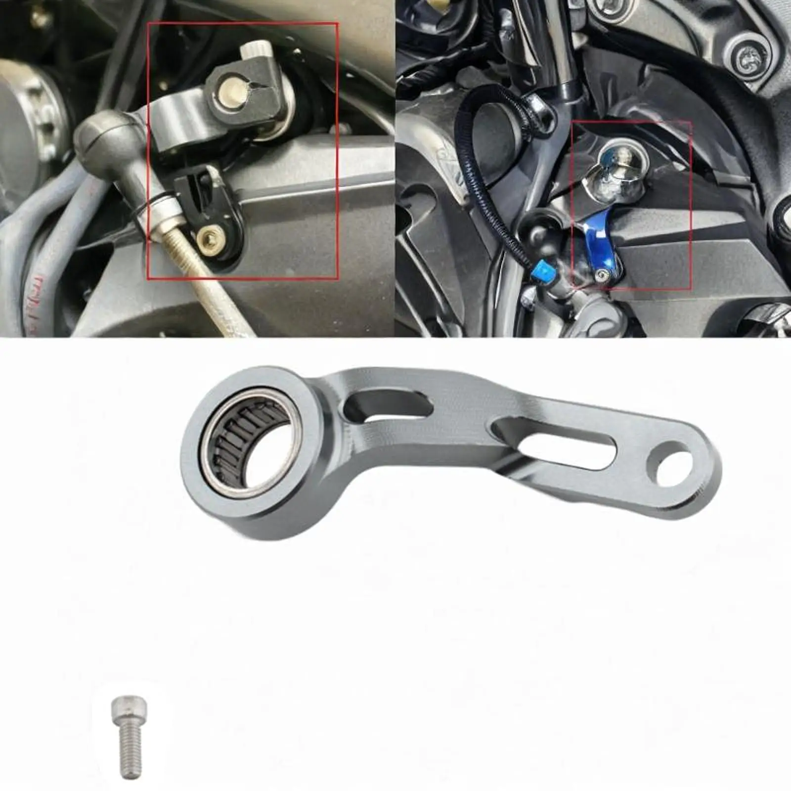 Motorcycle Aluminum Alloy Gear Shift Stabilizer for Yamaha XSR900 2024 Gear Lever Support Upgrade