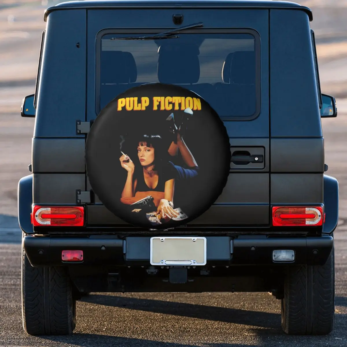 Protecteur de roue de voiture, pour Jeep Pajero Mia Wallace Quentin taranto