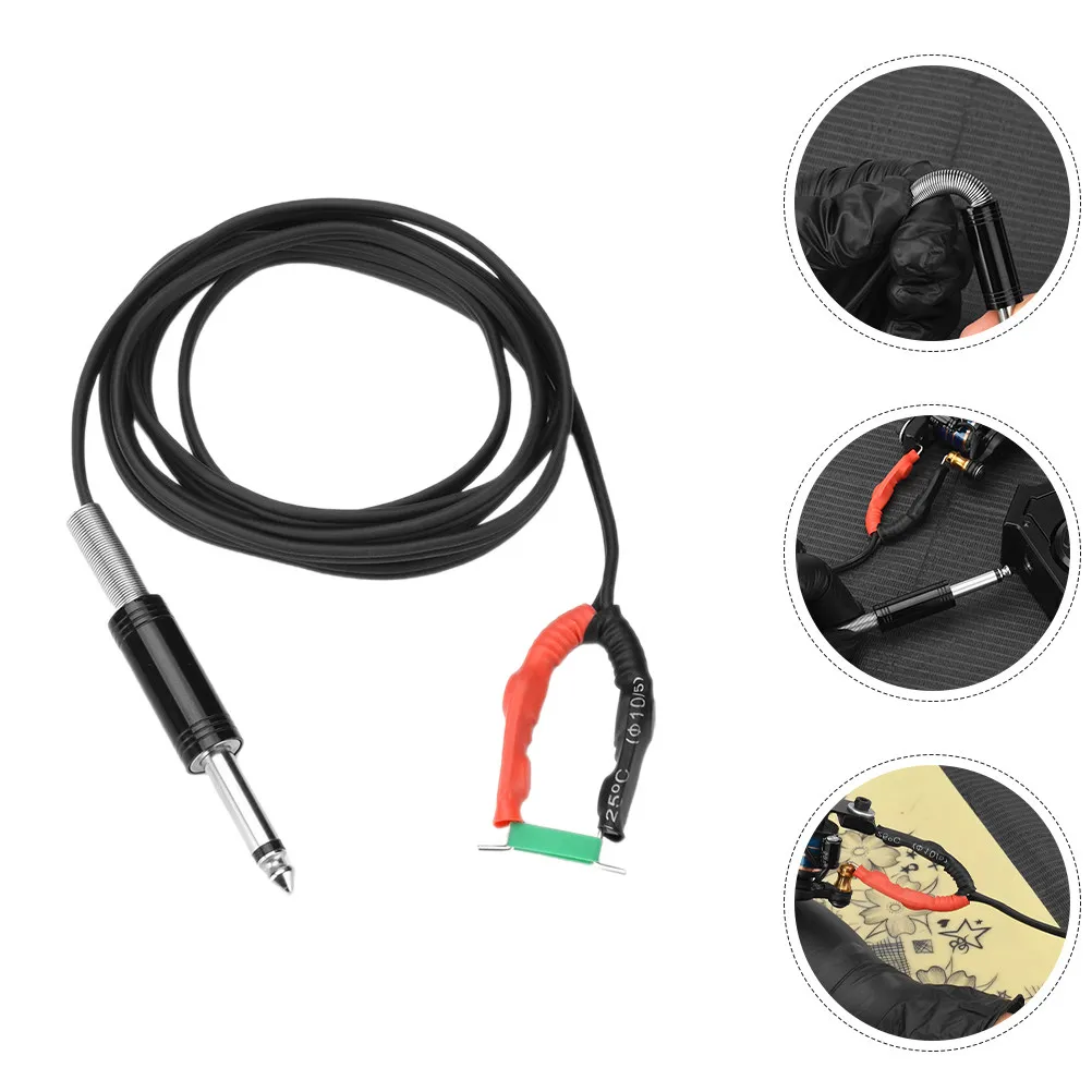 

Силиконовый провод для тату-машинки: мягкий, высокопроводный, гибкий, со стабильным креплением, для тату-аппаратов, высокая гибкость, для тату-ручек