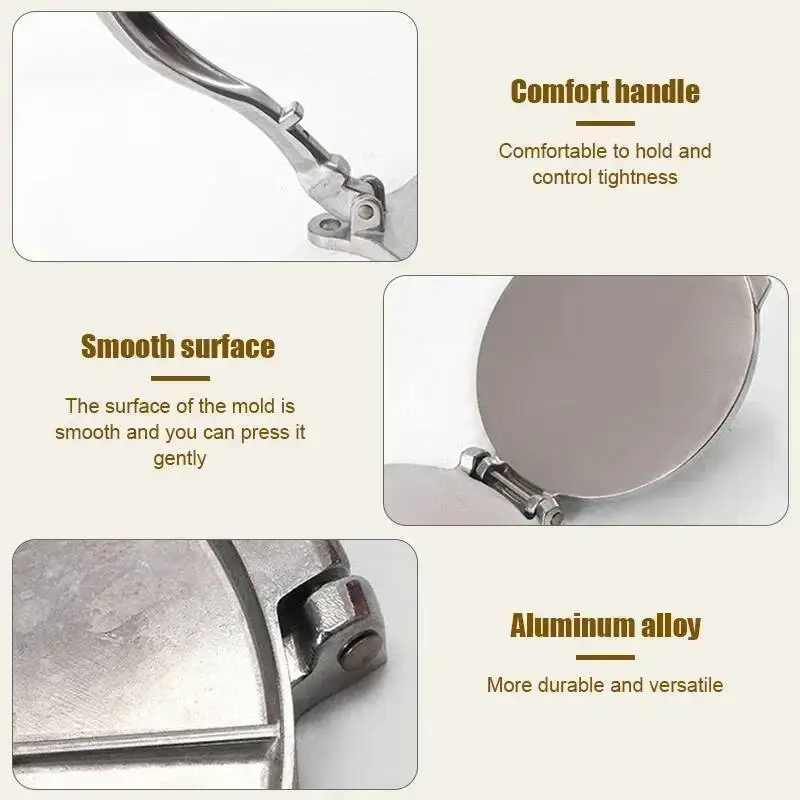 1Pc Tortilla Presse Maker Aluminium Legierung Manuelle Mais Tortillas Teig Drücken Werkzeuge Küche Backformen Kochen Zubehör