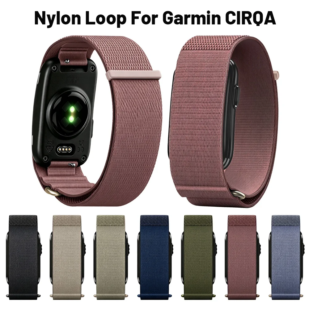 Premium Adjustable Nylon Loop Replacement Band For Garmin CIRQA Smart Strap Wrist Bracelet Armband For CIRQA Smart Accessories