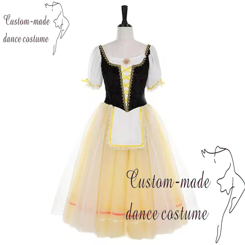 Adult child Gepelia, daughter who can't be locked up, ballet dress competition dress long gauze dress performance dress PDE