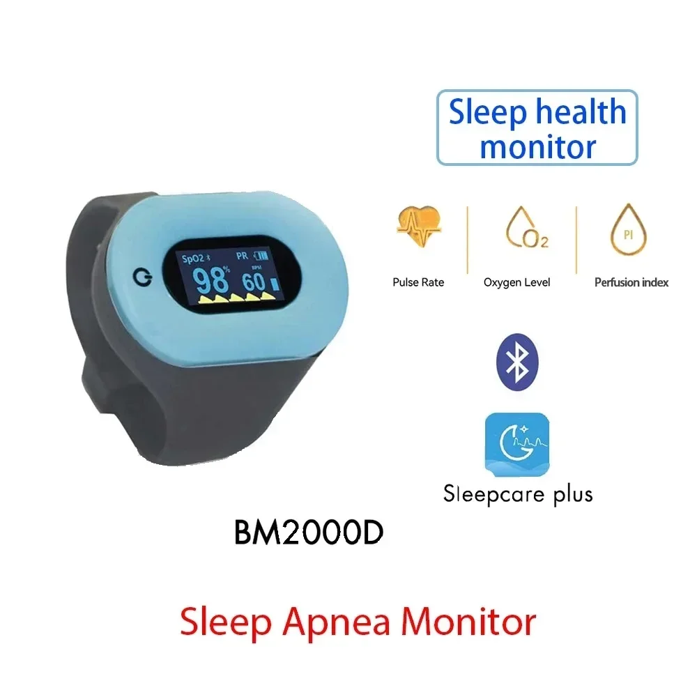 Wrist Pulse Oxygen Saturation Oximeter Monitor Bluetooth Oled Display Diagnosing Sleep Apnea Medical Health Care BM2000D