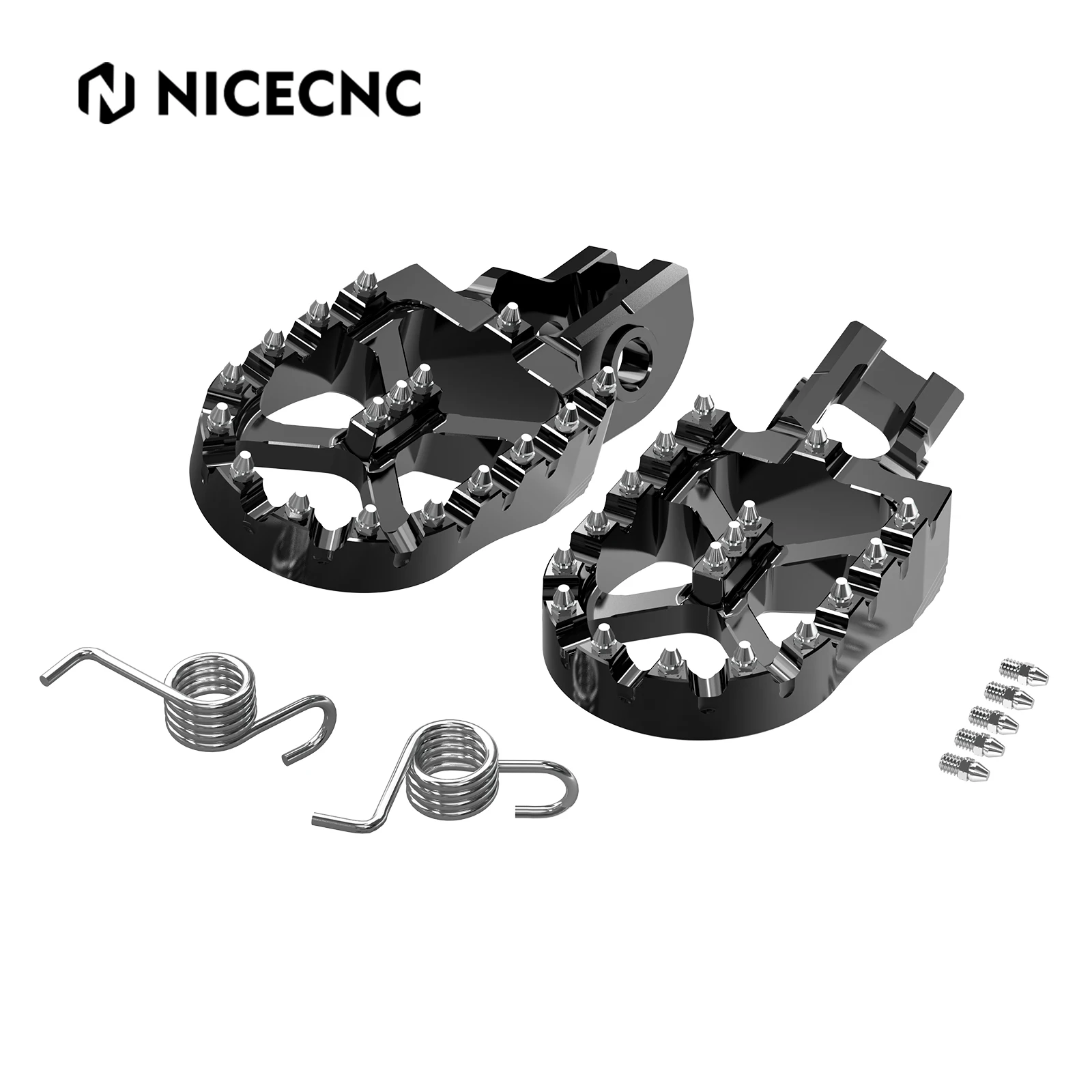 NICECNC Fußrasten 57mm für KTM EXC 300 EXCF 350 2017-2023 und Husqvarna TE 300 250 FE 350 FE 450 FE 501 – Detail 15