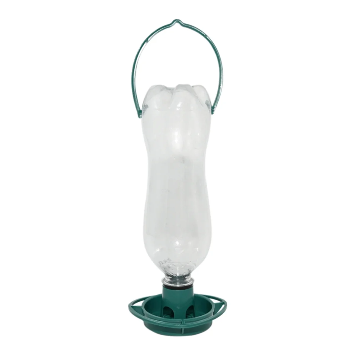 

A71Z Outdoor Bird Feeder Automatic Hanging Plastic Feed Bowl for Parrot Pigeon Pet Indoor Bottle Mouth Docking