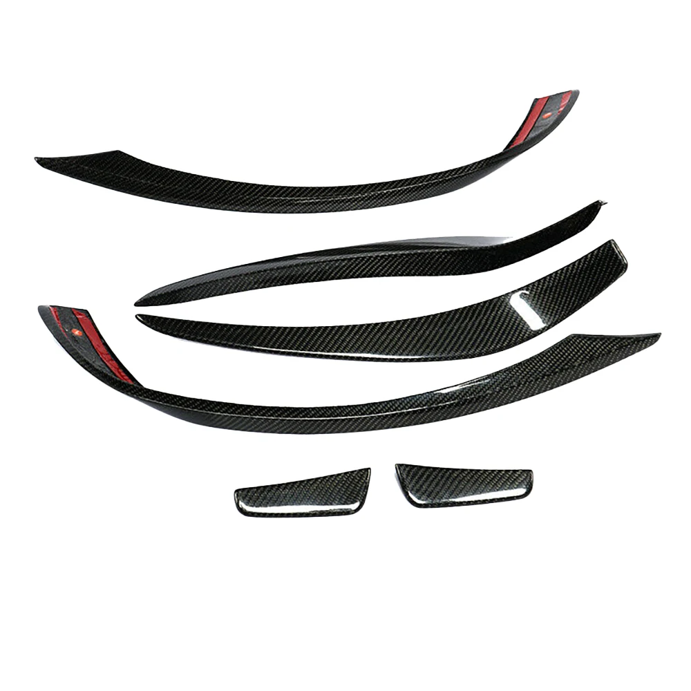 

6Pcs Carbon Fiber Front Bumper Air Splitter Spoiler for Mercedes-Benz a Class W176 A200 A160 A180 A250 A45