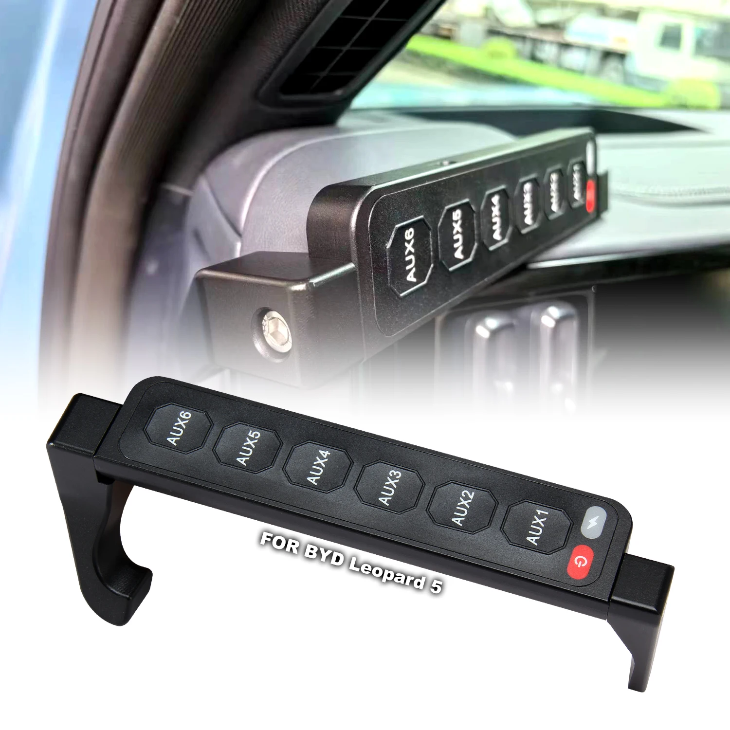 

Dedicated CNC Making 12v 24v Wireless Control 6Gang Grab Handle Switch Panel for BYD FORMULA Leopard 5