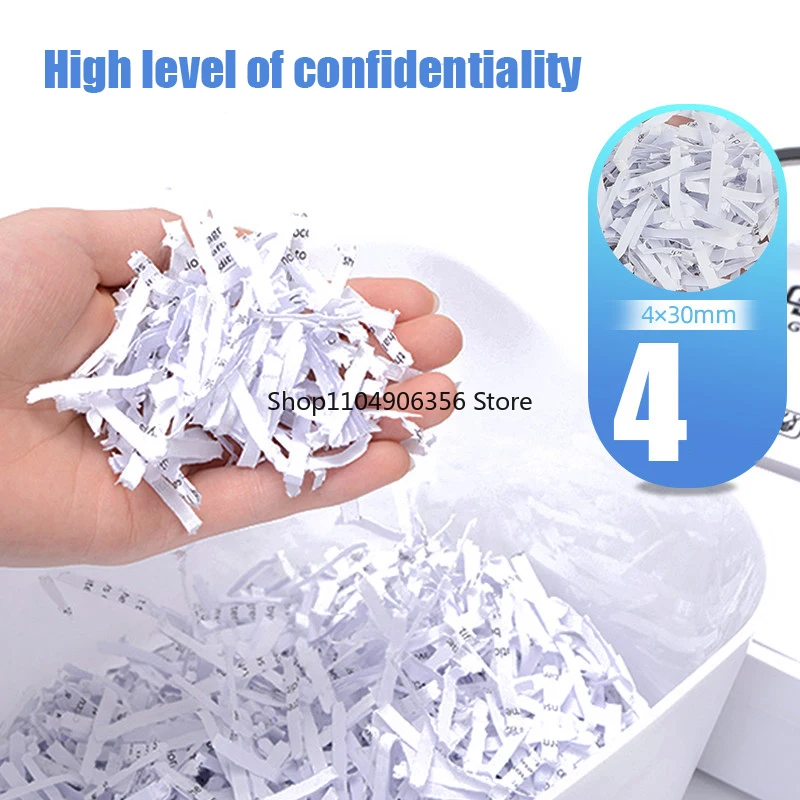 

for Small Shredder Office Commercial High-power A4 Mini Portable File Electric Shredder 2M/MIN/ 4*30MM