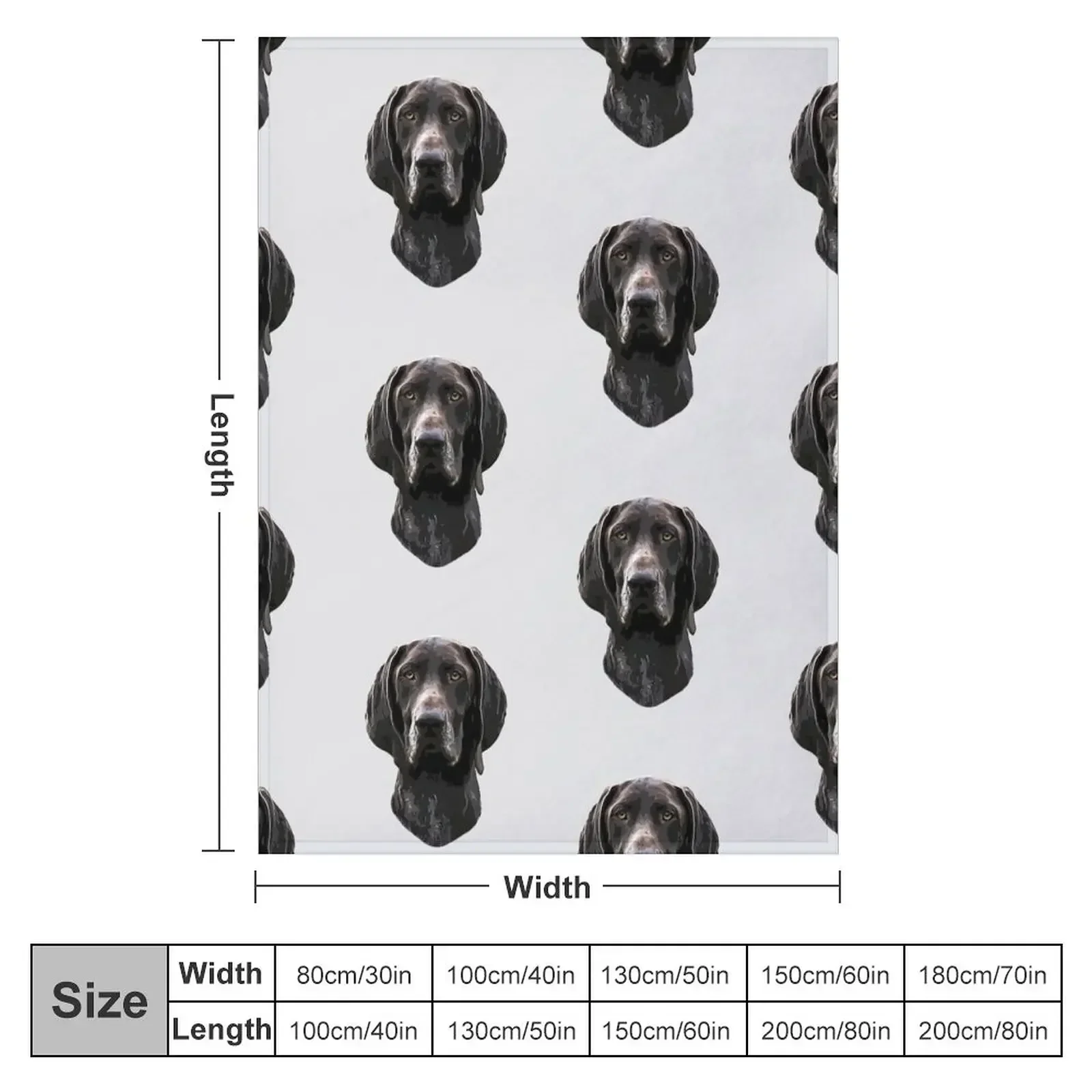 German Pointer Shorthaired GSP Throw Blanket Blankets For Baby Soft For Baby Blankets