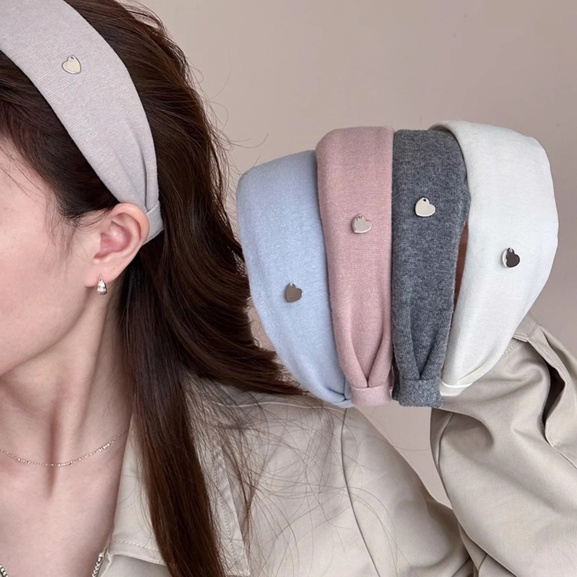 

Повседневная женская новая компрессионная повязка на голову с широкими полями и высоким черепным верхом для весенних и летних прогулок, универсальный головной убор.