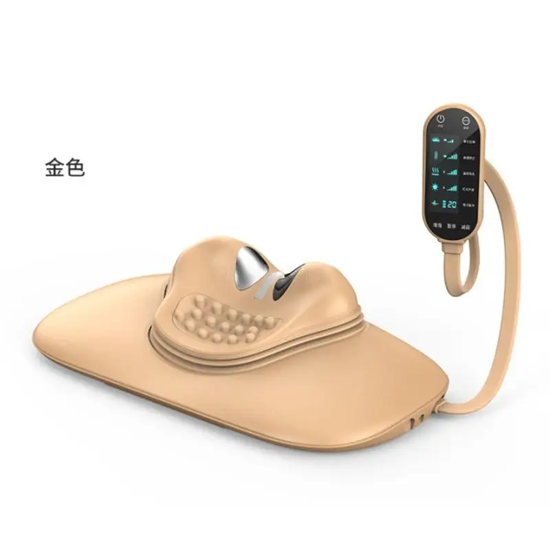 Cervical spine massager physiotherapy hot compress instrument correction repair of cervical curvature straighten traction neck