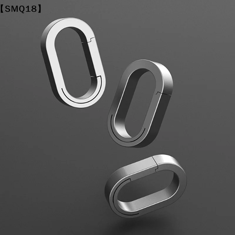 Titanium Alloy Mini Key Ring Connection Buckle Universal Joint Auxiliary Ring Connec Bayonet Ring Personality Creativity【SMQ】