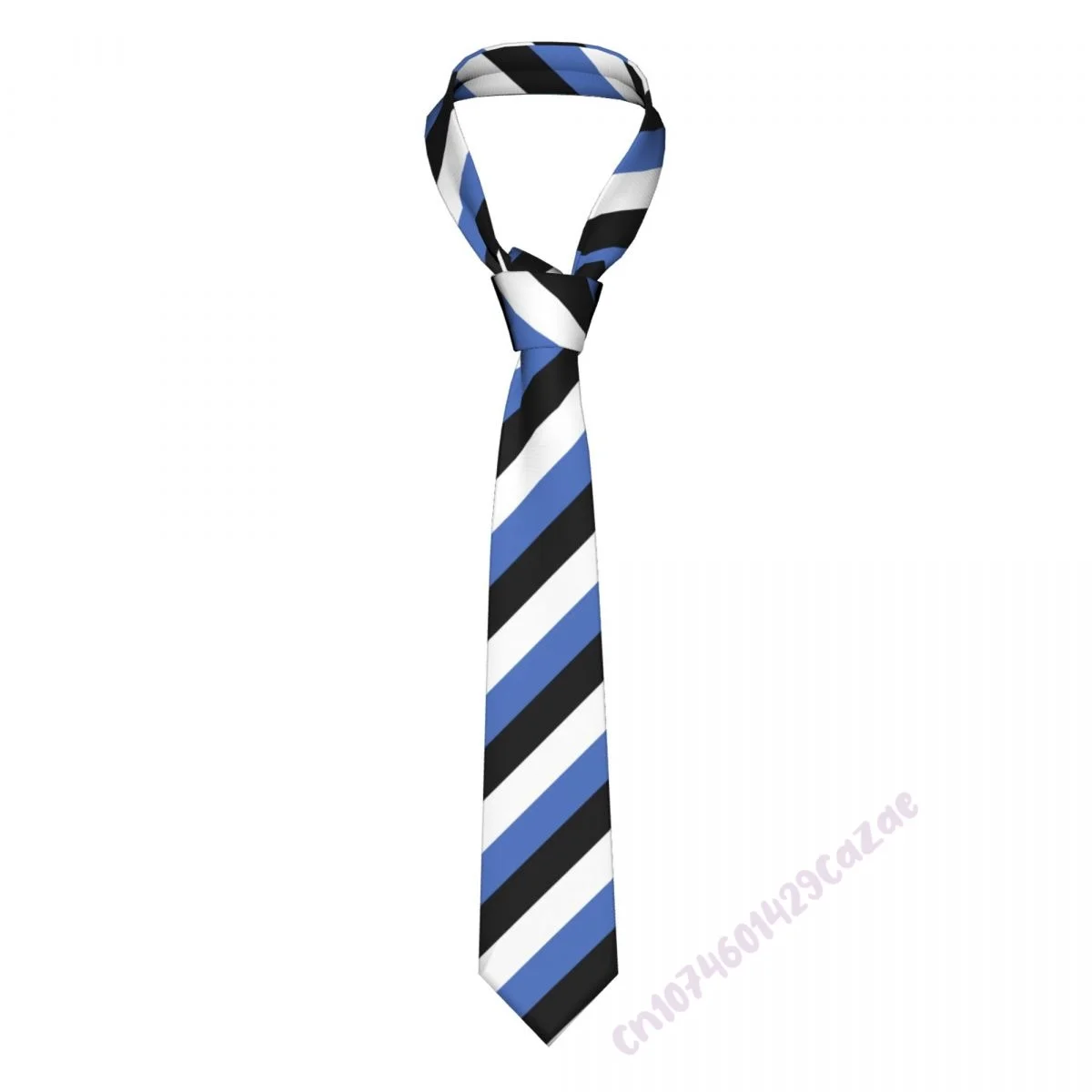 Estonia Flag Neck Ties For Men Women Casual Plaid Tie Suits Slim Wedding Party Necktie Gravatas For Gift Proud