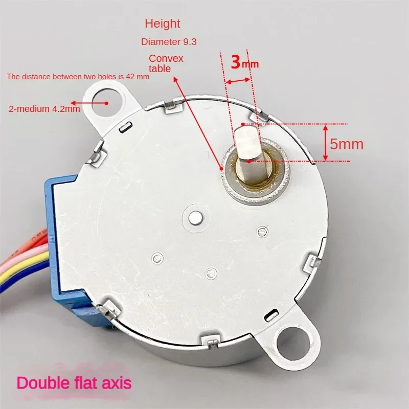 New 35BYJ46 Stepper Reduction Motor DC 12V Four Phase Five Wire Air Conditioning Fan Left and Right Swinging Head Motor