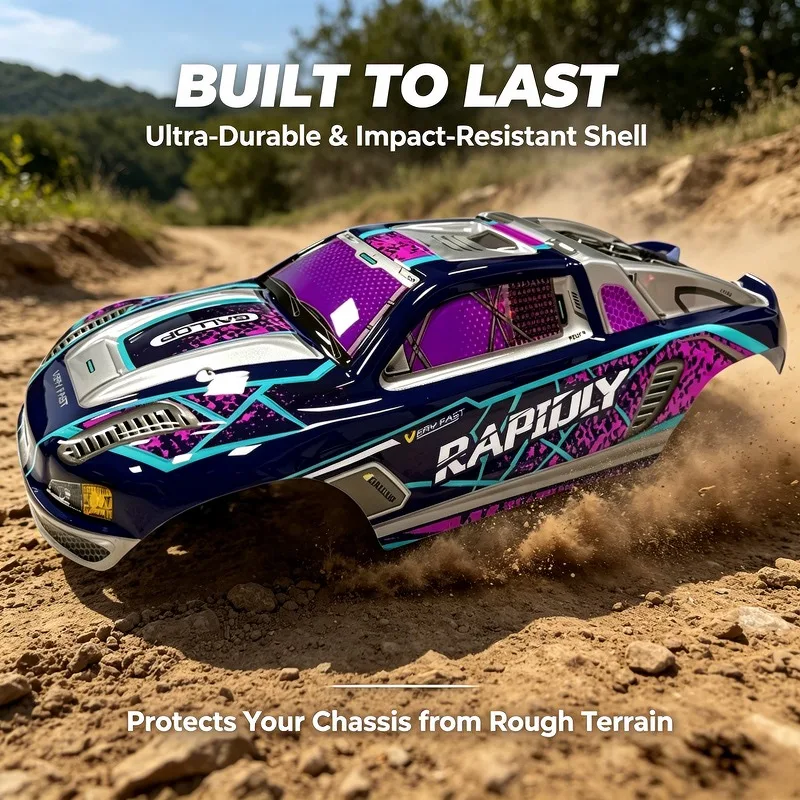 Q132A RC Car Spare Parts - Replacement Body Shell (Purple/Blue)