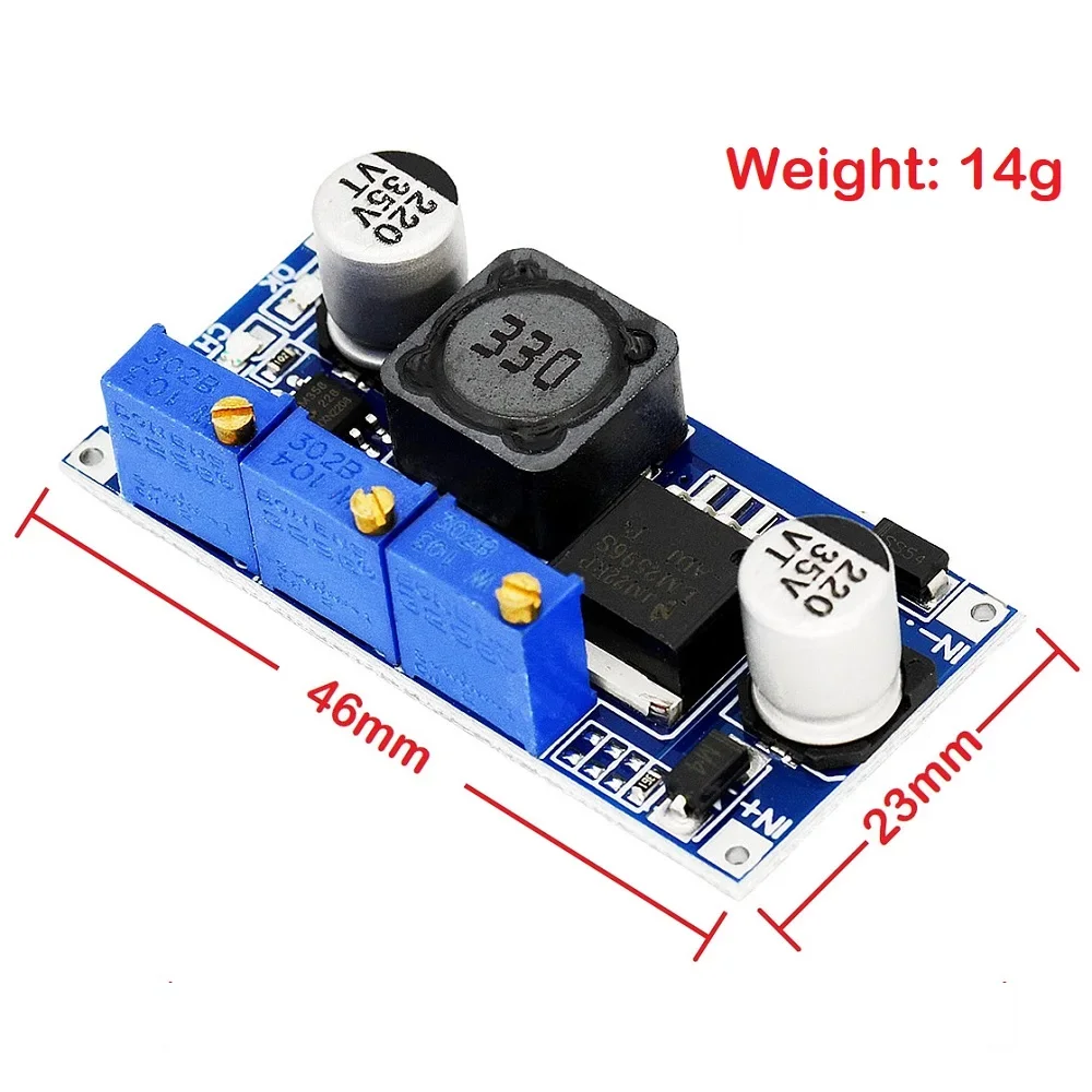 LM2596 DC-DC Step-down LED Driver Adjustable CC/CV Power Supply Module Battery Charger LM2596S Constant Current Voltage