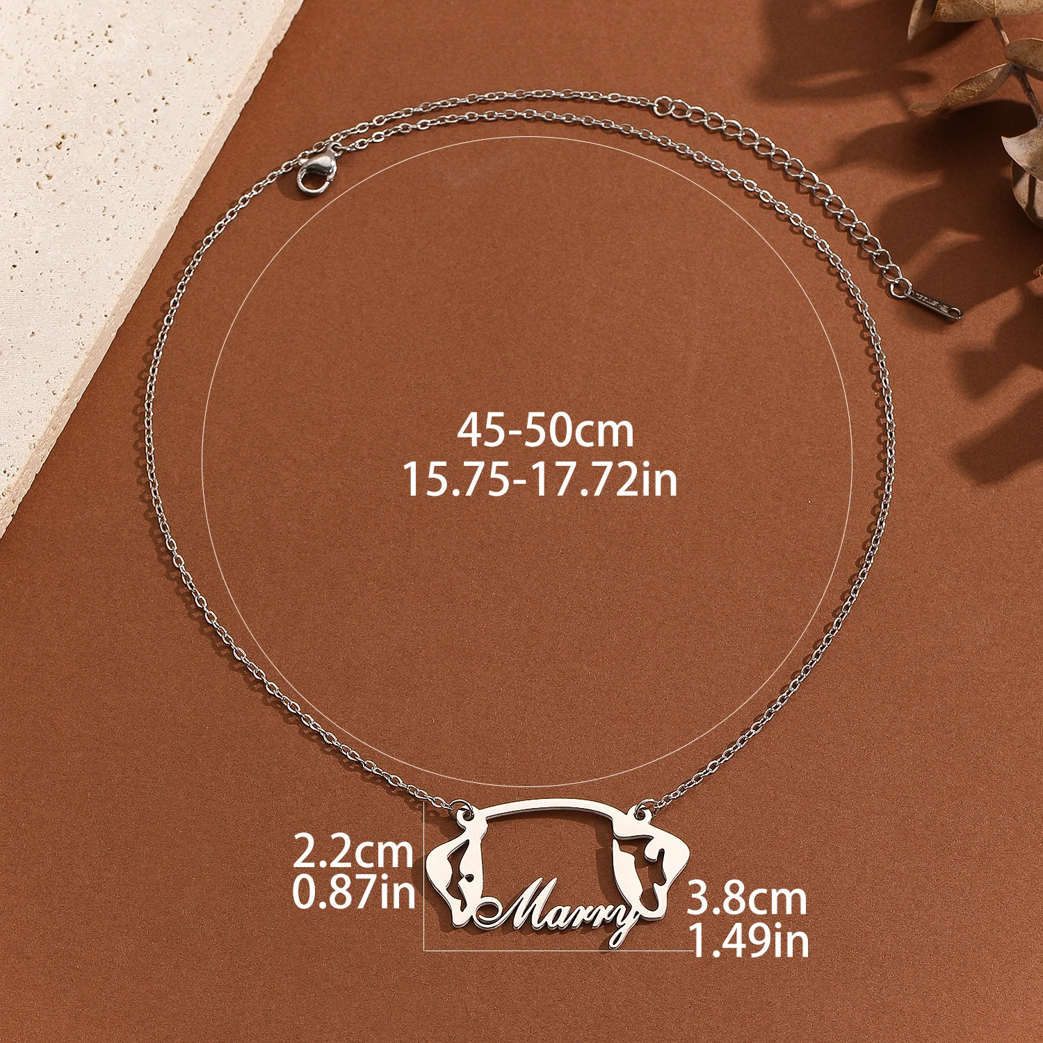 QIAMNI Custom Engraved Dalmatian Dog Name Chain Pendant Personalized Stainless Steel Animal Choker Necklace Pet Jewelry Collar ﻿