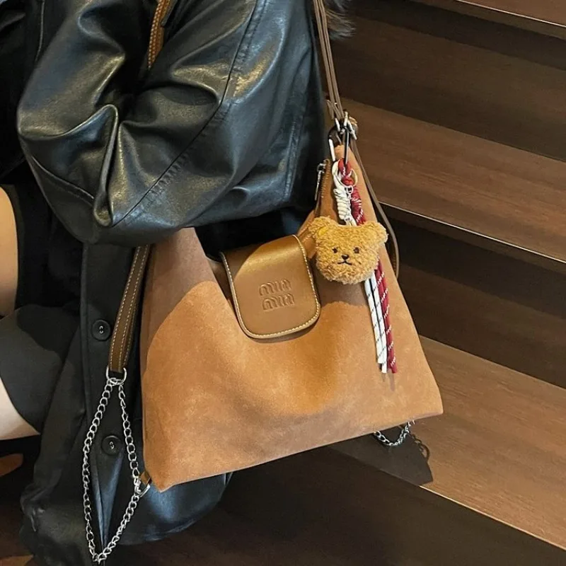 

Fashionable Women Handbag Maillard Underarm Bag Crossbody Purse For Travel And Work Stylish