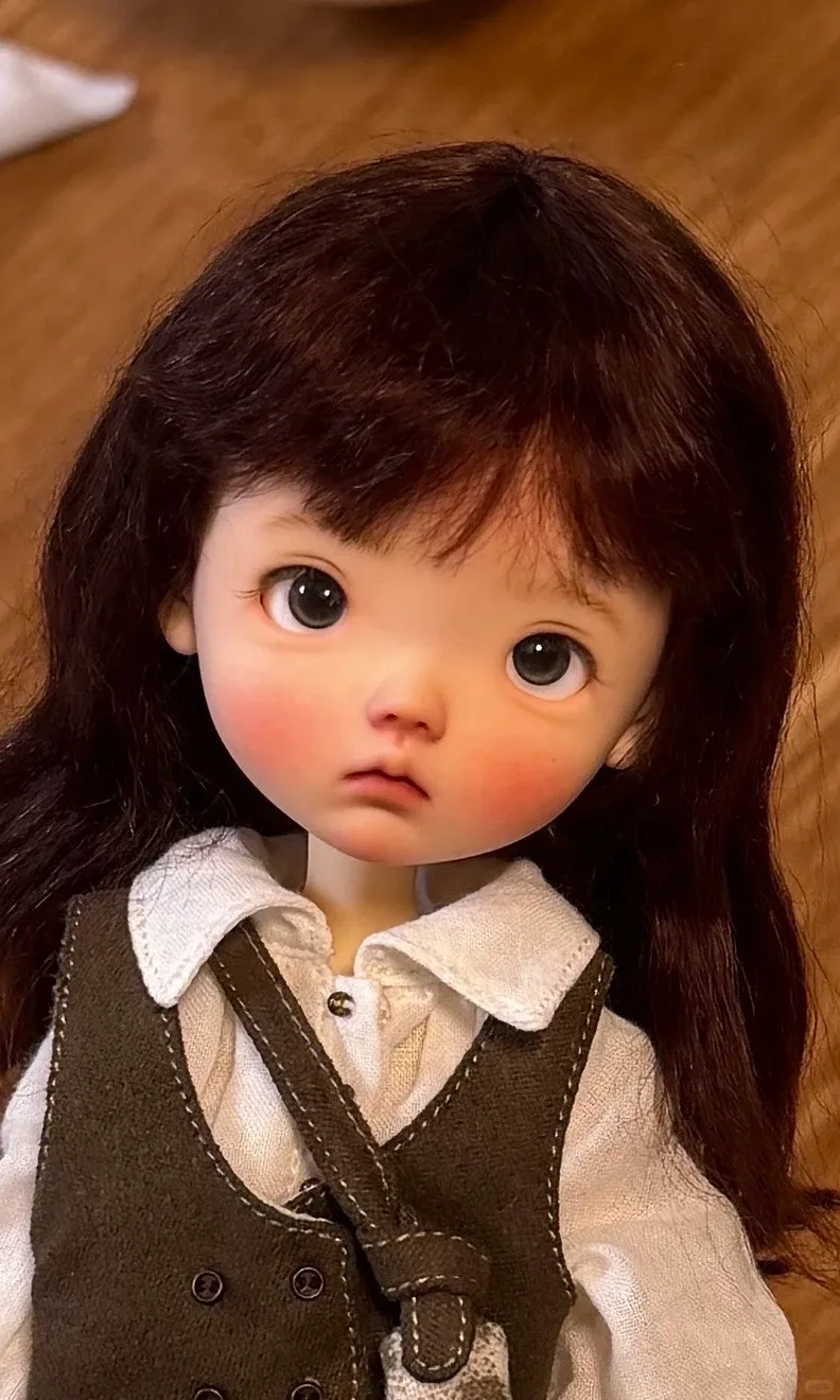 BJD doll 1/6  set xiaocao  lovable girl beautiful cartoon advanced resin toy birthday gift dolls in offers articulated dolls