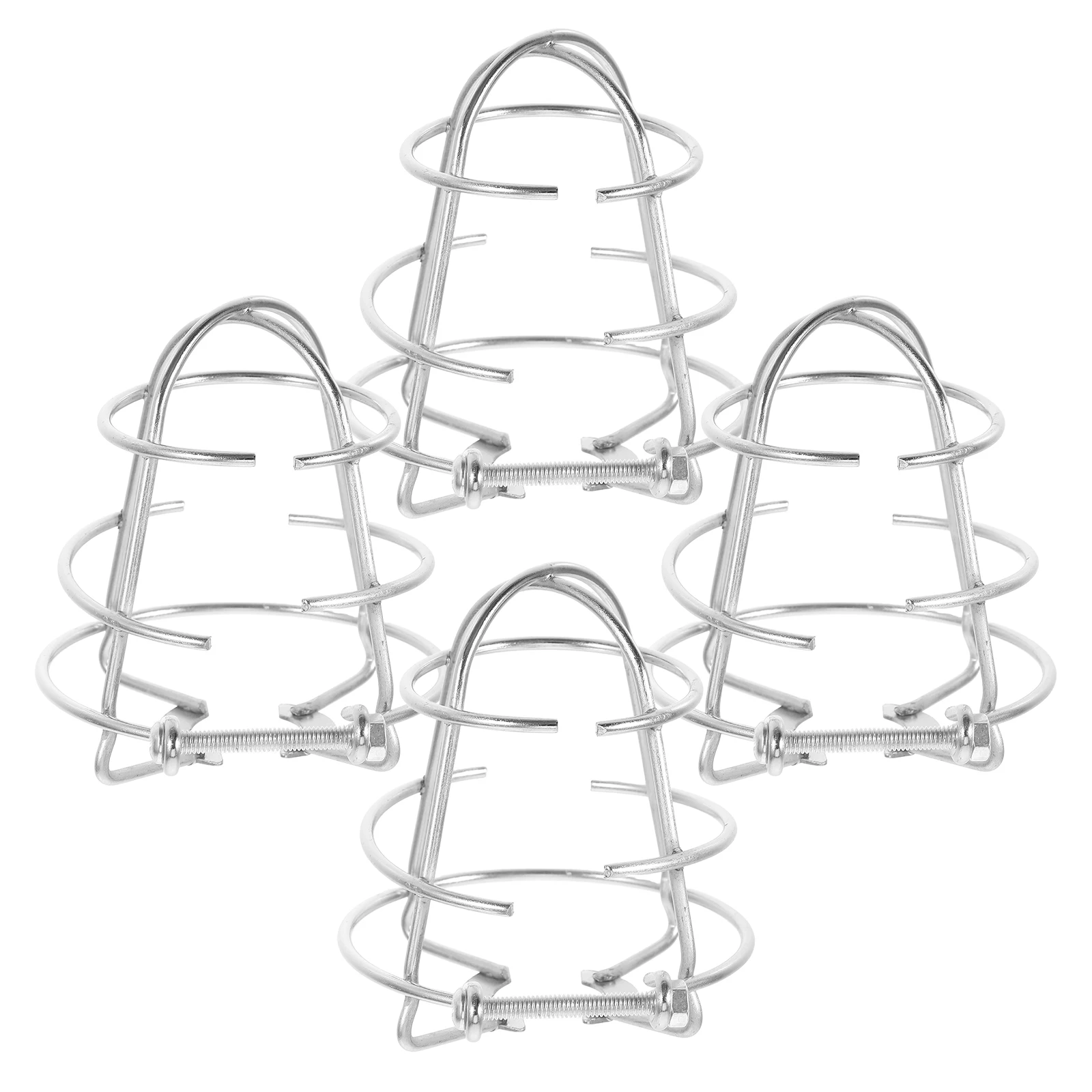 

4 Pcs Fire Sprinkler Hood Flush Mount Safety Protector Metal Wire Cage Guard Cover Protection