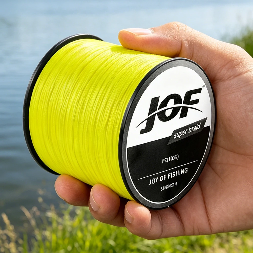 JOF PE Line Braided Fishing Line X12 300m 500m 1000m Super Strong 33LB-150LB Multifilament Fishing Line Carp Fishing Pesca Line