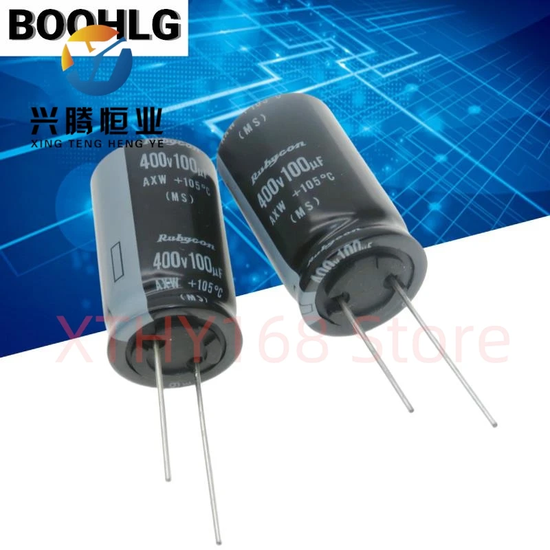 

5 шт. 100 мкФ 400 В конденсатор 400 В 100 мкФ 18X30 AXW высокая частота низкое сопротивление