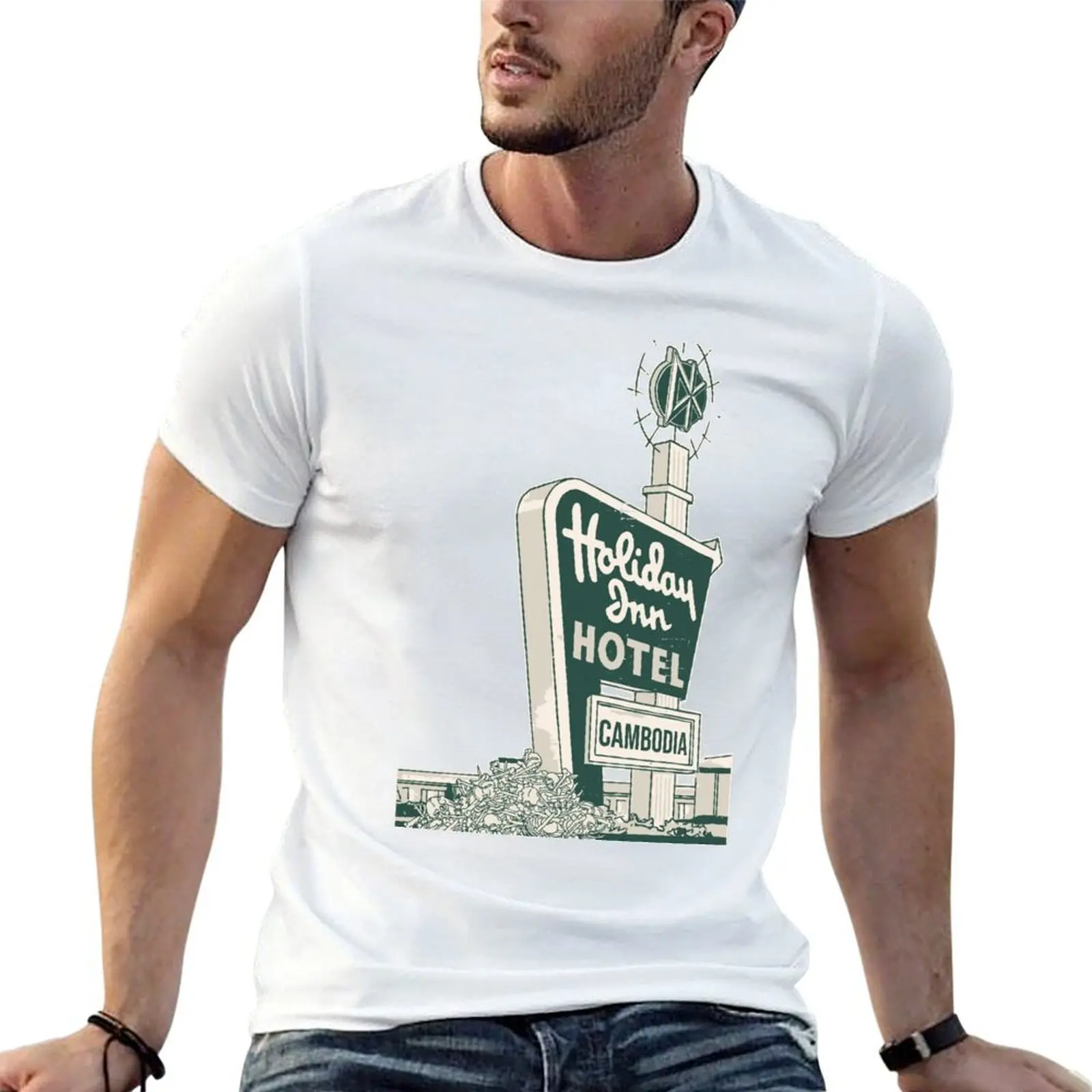 

Holiday In Cambodia T-Shirt cotton t shirts high quality t shirts with prints graphic t shirts for man T-shirt