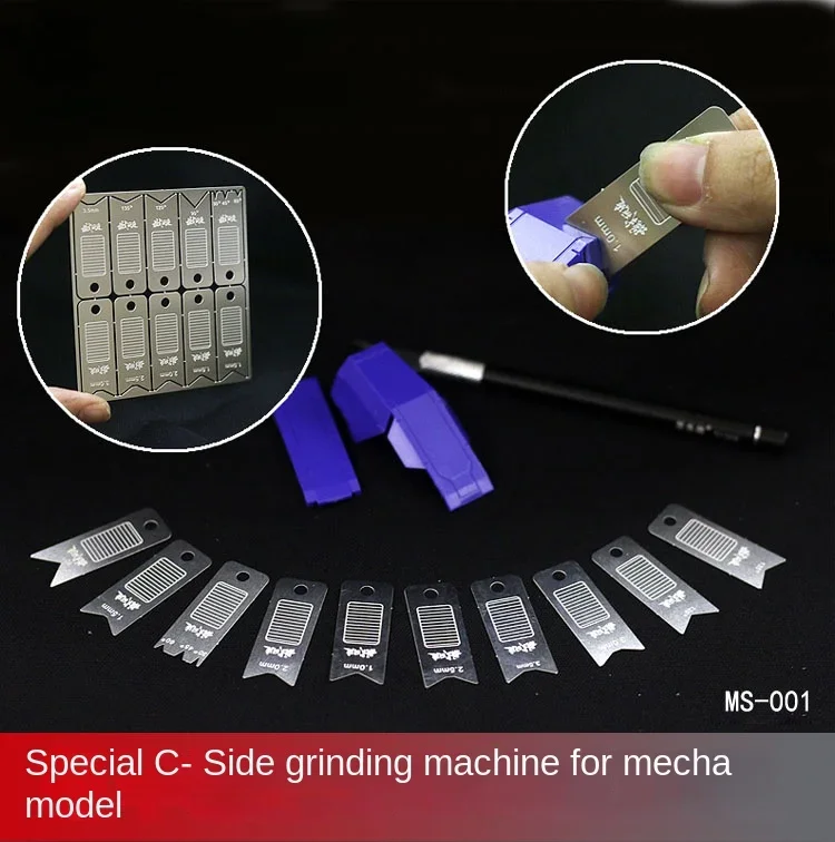 MS001diy Stainless Steel C-surface Grinder Model Detail Modification Hand Tool