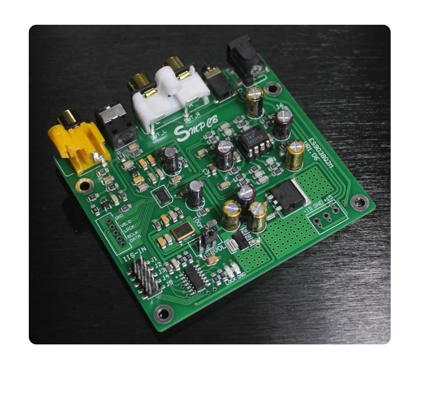 ES9038 Q2M DAC DSD decoding board supports IIS DSD 384KHz coaxial fiber DOP accessories