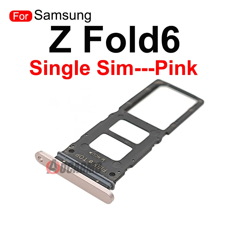 For Samsung Galaxy Z Fold6 Fold 6 F956 Dual & Single SIM Card Tray Holder Slot Replacement Parts