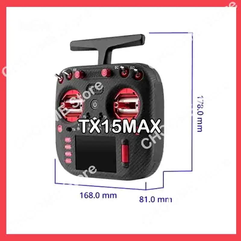 Radiomaster TX15 Max مع AG02 CNC Hall Gimbal ميكروفون جيروسكوبي مدمج 3.5 بوصة IPS شاشة تعمل باللمس وحدة تحكم راديو ExpressLRS2025