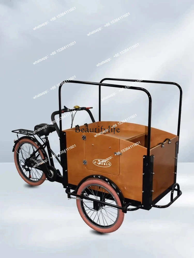 Parent-child car with table board to pick up and drop off children, scooter to ride upside down, electric power can be installed