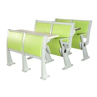 College Classroom Wooden Adjustable Student Table And Chair School Furniture Student Desk
