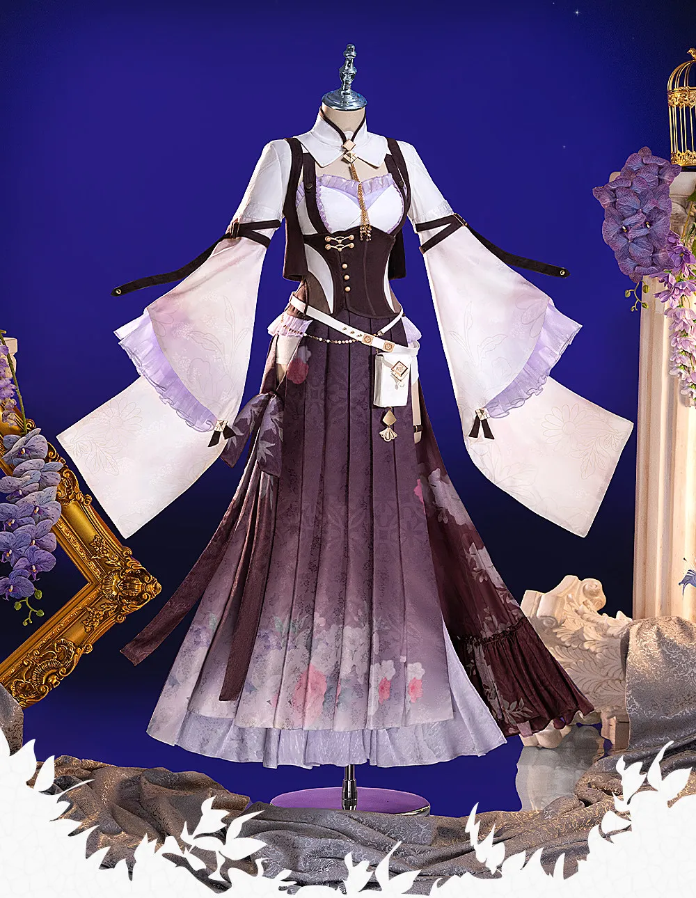 

Handmade Cos Outfit: Utakata no Uchronia Daisy Cosplay Costume Luxury Dress Cosplay for Women Halloween Carnival Party HCos