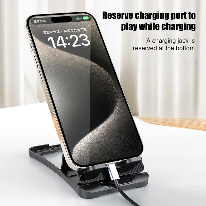 Opvouwbare Telefoon Stand Desktop Telefoon Houder Opvouwbare Mobiele Telefoon Stand Verstelbare Desktop Dock Bureau Mobiele Telefoon Houder Voor Smart