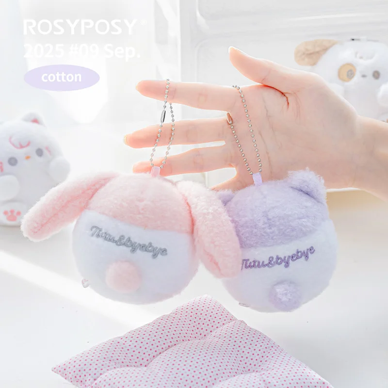 Squeeze Me Squishy Soft Ball Rosyposy Alívio do Estresse Pingente de Pelúcia Kawaii Ins Coreano Brinquedo Bonito Presente de Alívio de Ansiedade