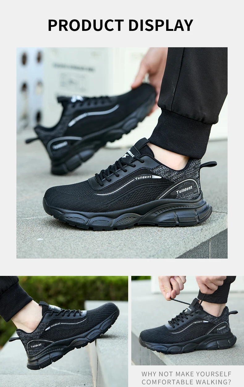Sicherheitsschuhe für Herren, Anti-Schlag- und Anti-Stich-Arbeitsschuhe, unzerstörbare Sicherheitsstiefel für Herren, isolierte Schuhe, taktische Stiefel – Detail 11