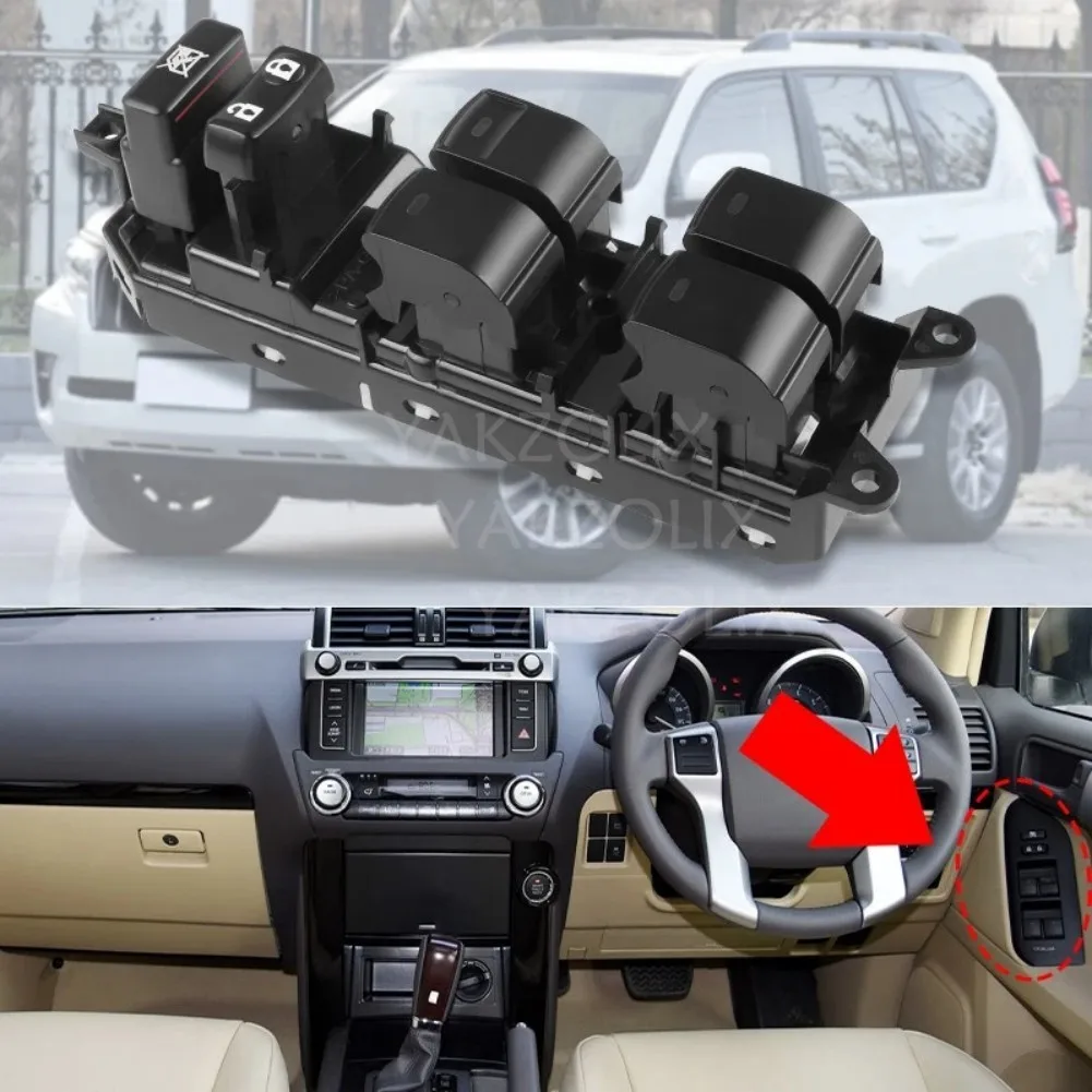 For Toyota Camry Land Cruiser Prius Venza Lexus RX330 RX350 RX400 Front Right Master Driver Side Window Door Power Switch Button