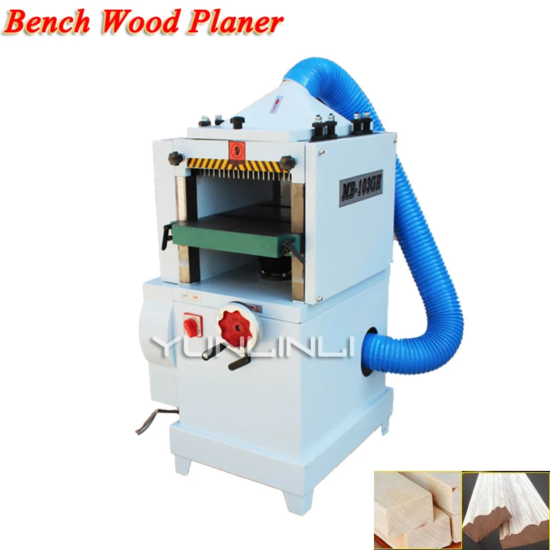 Bench Planer 380V High Speed Single Face Woodwoking Planer Multifuction Woodworking Thicknesser & Wood Wire Dual Machine