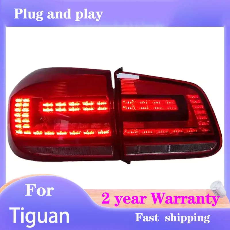 doxa Car Styling for VW Tiguan Tail Lights 2013-2015 Volks Wagen New Tiguan LED Tail Light Rear Lamp DRL+Brake+Park+Signal