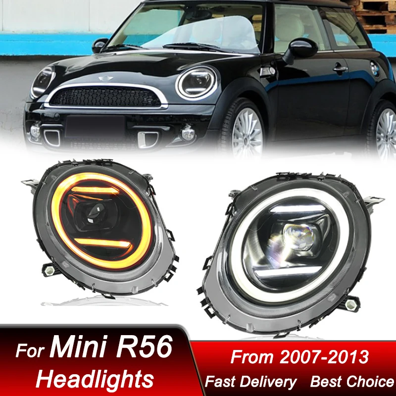 車のヘッドライト BMW ミニ R55 R56 R57 2007-2013 新スタイルフル LED