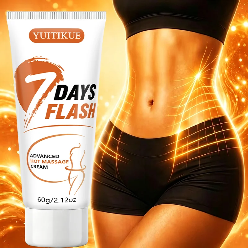 YUITIKUE Body Shaping Firming Cream 60g 7 DAYS FLASH Hot Massage Moisturizing Tightening Cream For Leg Waist Abdomen Skin ****