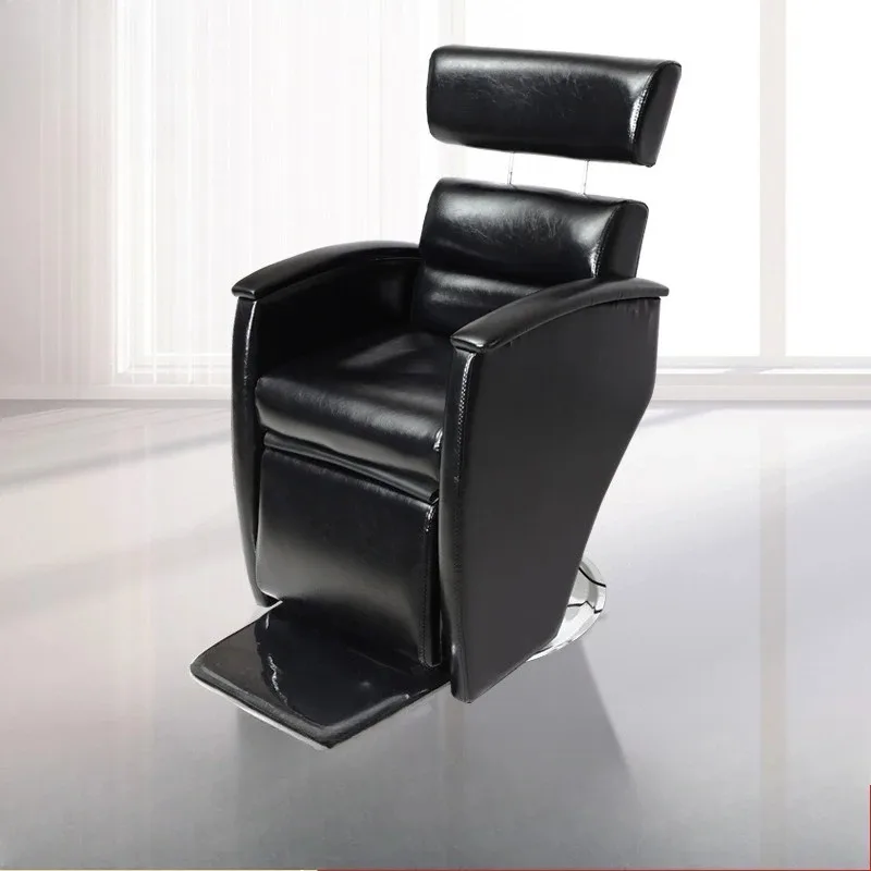 Light luxury semi-recliner adjustable foot massage beauty barber chair hair salon chair hair washing chair hairdressing furnitur