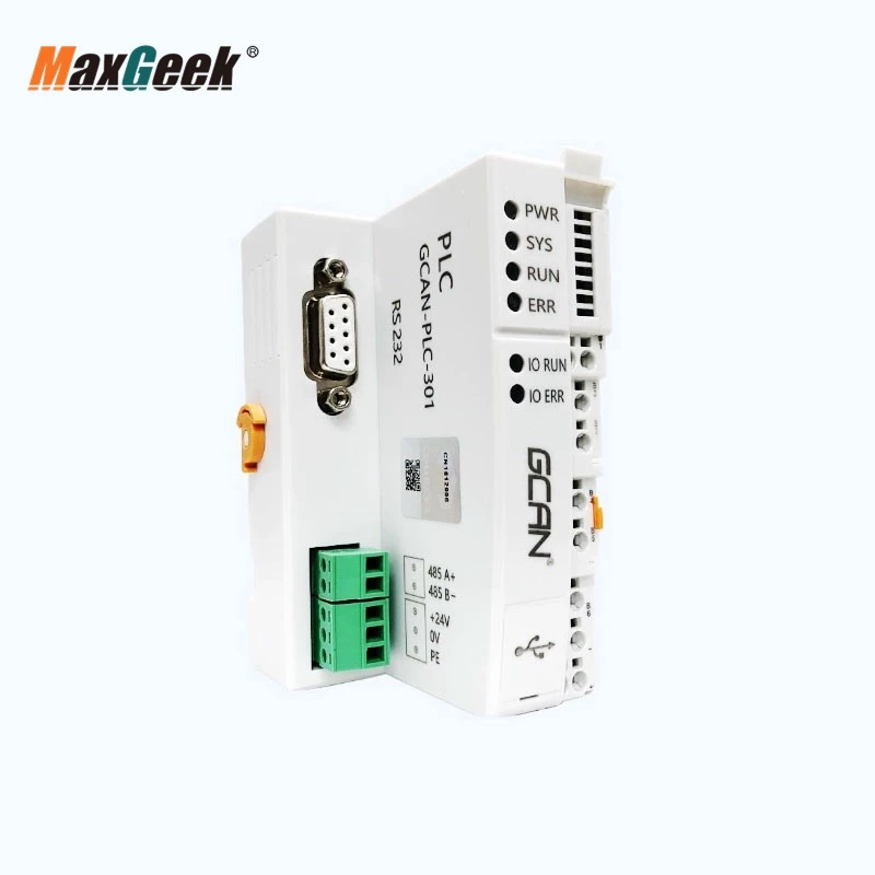 Maxgeek GCAN-PLC-301-P 180M PLC Controller Programmable Logic Controller (without CAN Port) for IO Modules